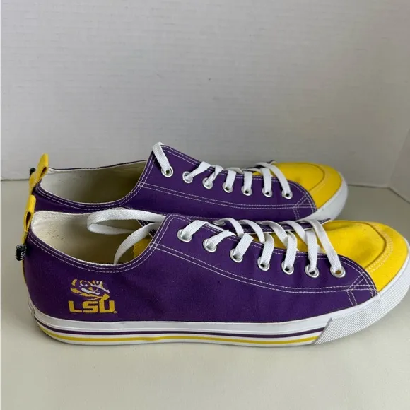 LSU Purple and Yellow Sneakers