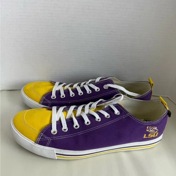 LSU Purple and Yellow Sneakers