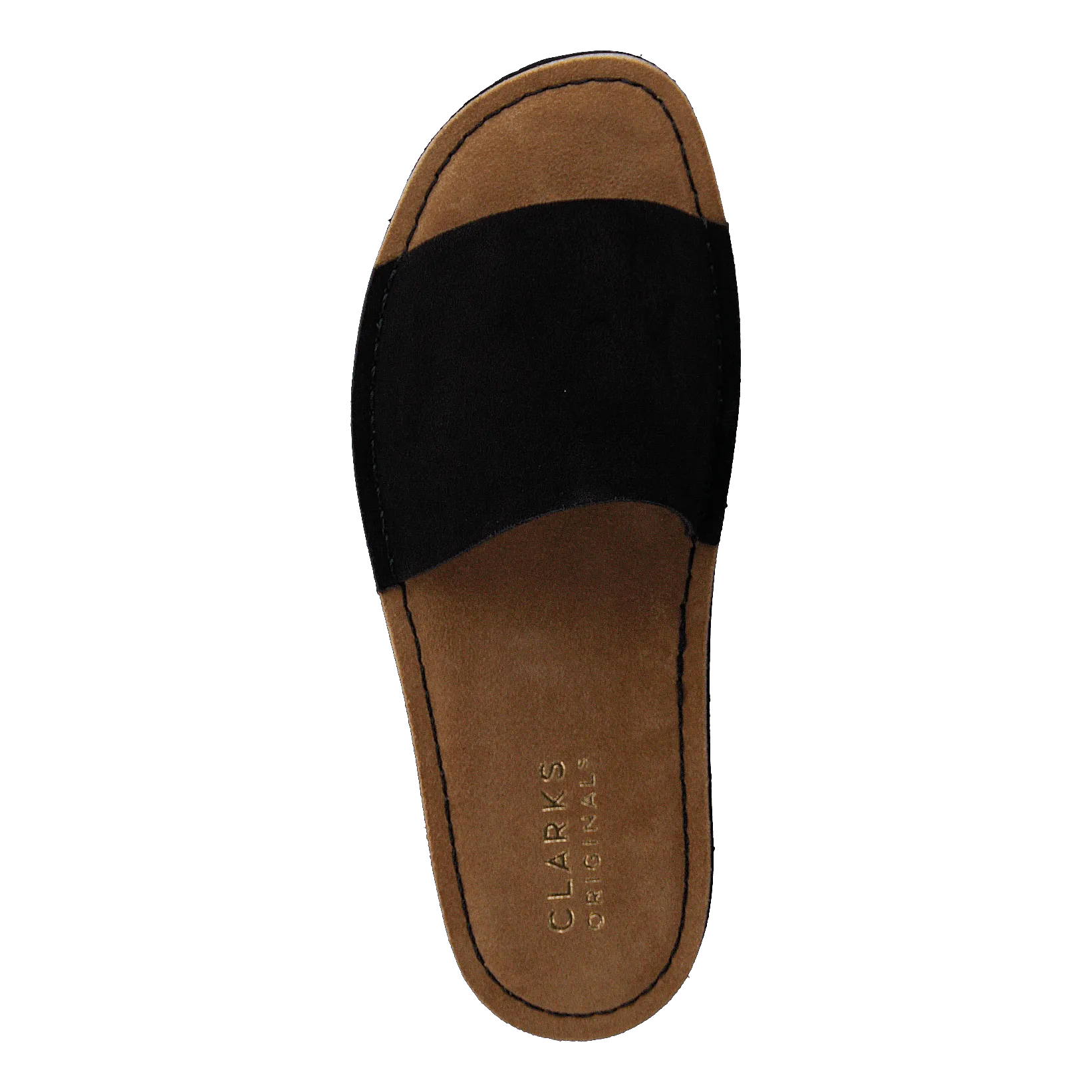 Lunan Slide Black Leather