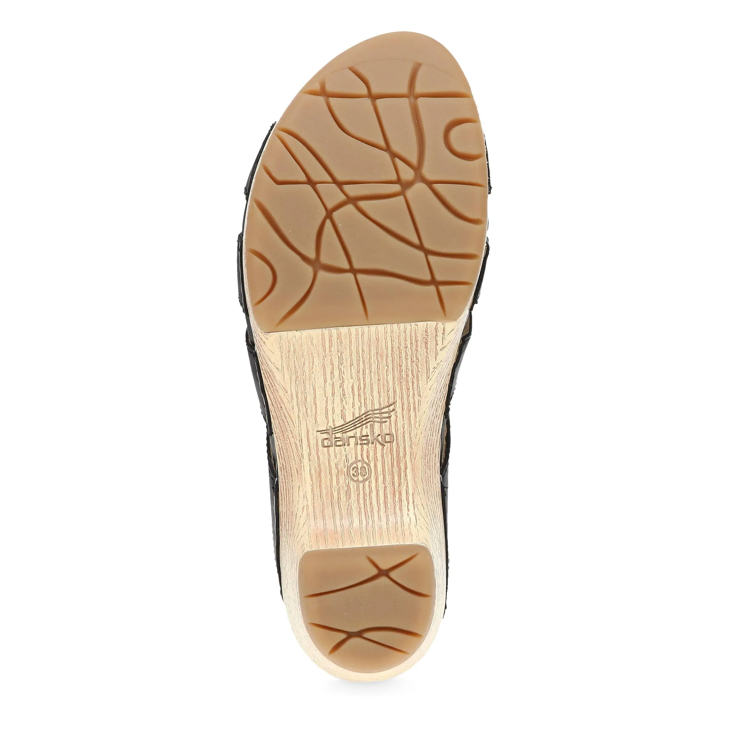 Lyndi - Black Oiled Pull Up Sandal - 2221-101400