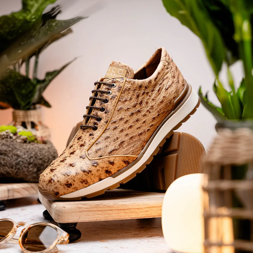 Marco Di Milano Scanno Orix Ostrich Quill Sneakers