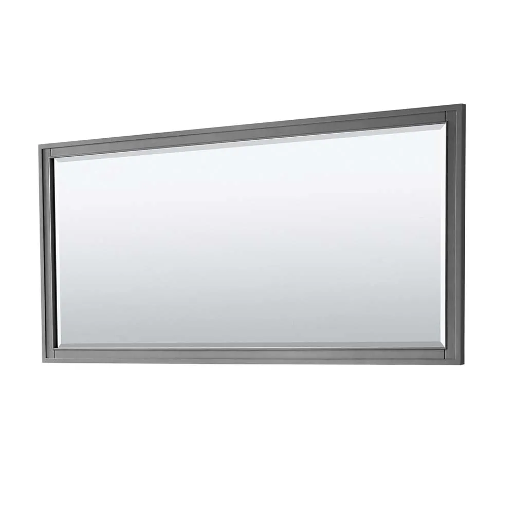 Margate 80 Inch Double Bathroom Vanity in Dark Gray