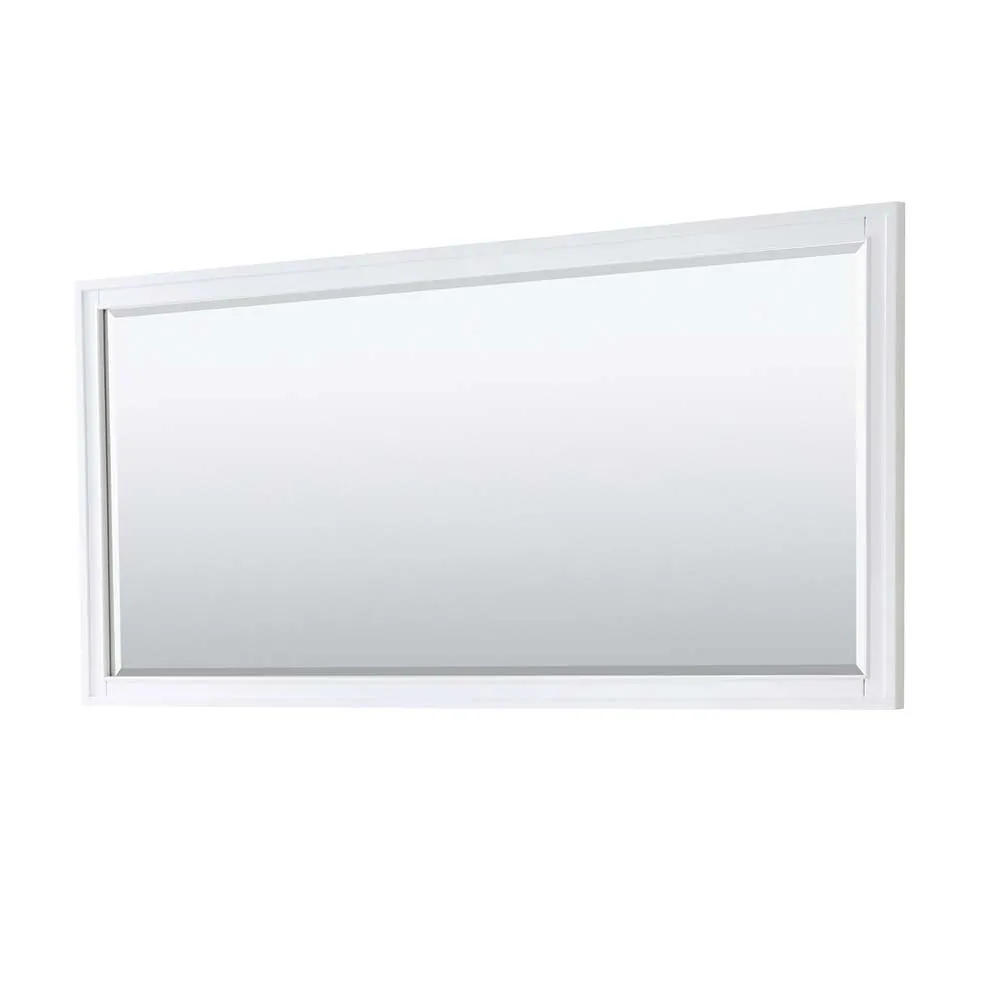 Margate 80 Inch Double Bathroom Vanity in White