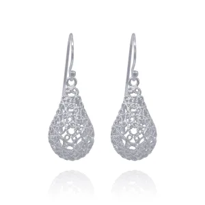 MARTHA SILVER MEDIUM EARRINGS FILIGREE