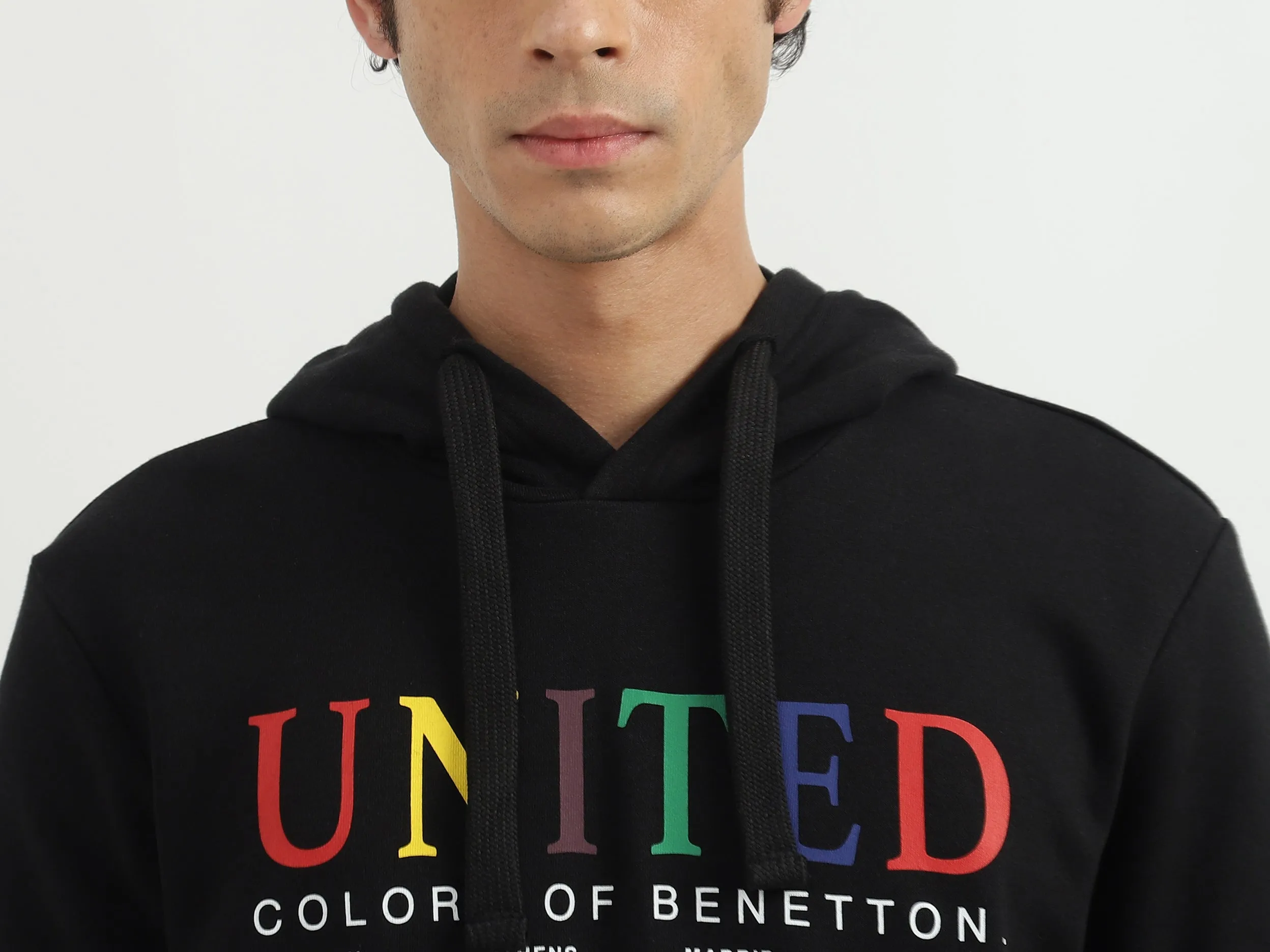 Men Printed Hooded Sweatshirt