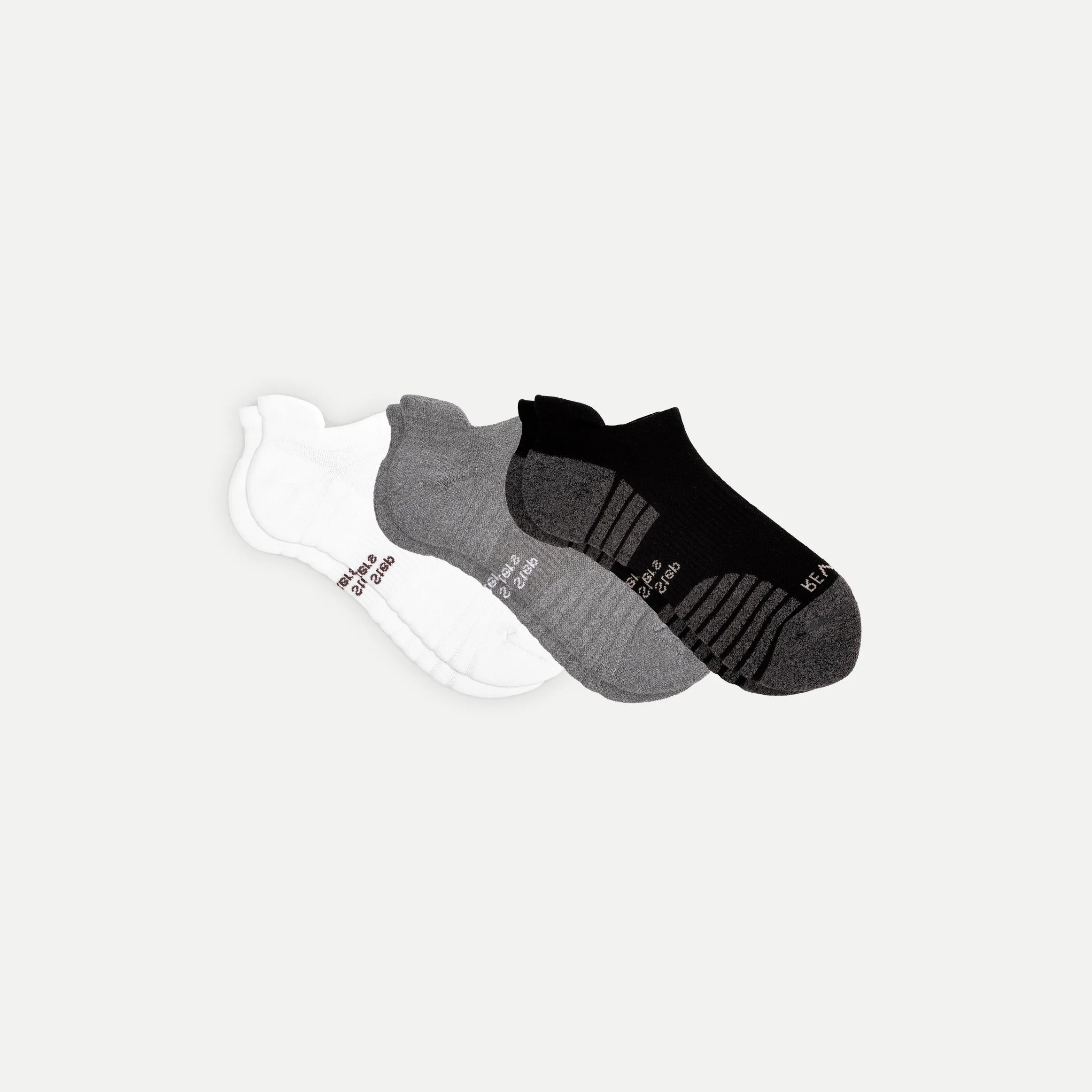 Men's Ankle Essentials: 3-Pack Mid-Weight Comfort Socks