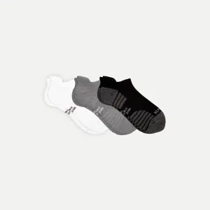 Men's Ankle Essentials: 3-Pack Mid-Weight Comfort Socks