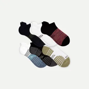 Men's Ankle Essentials: 6-Pack Mid-Weight Comfort Socks