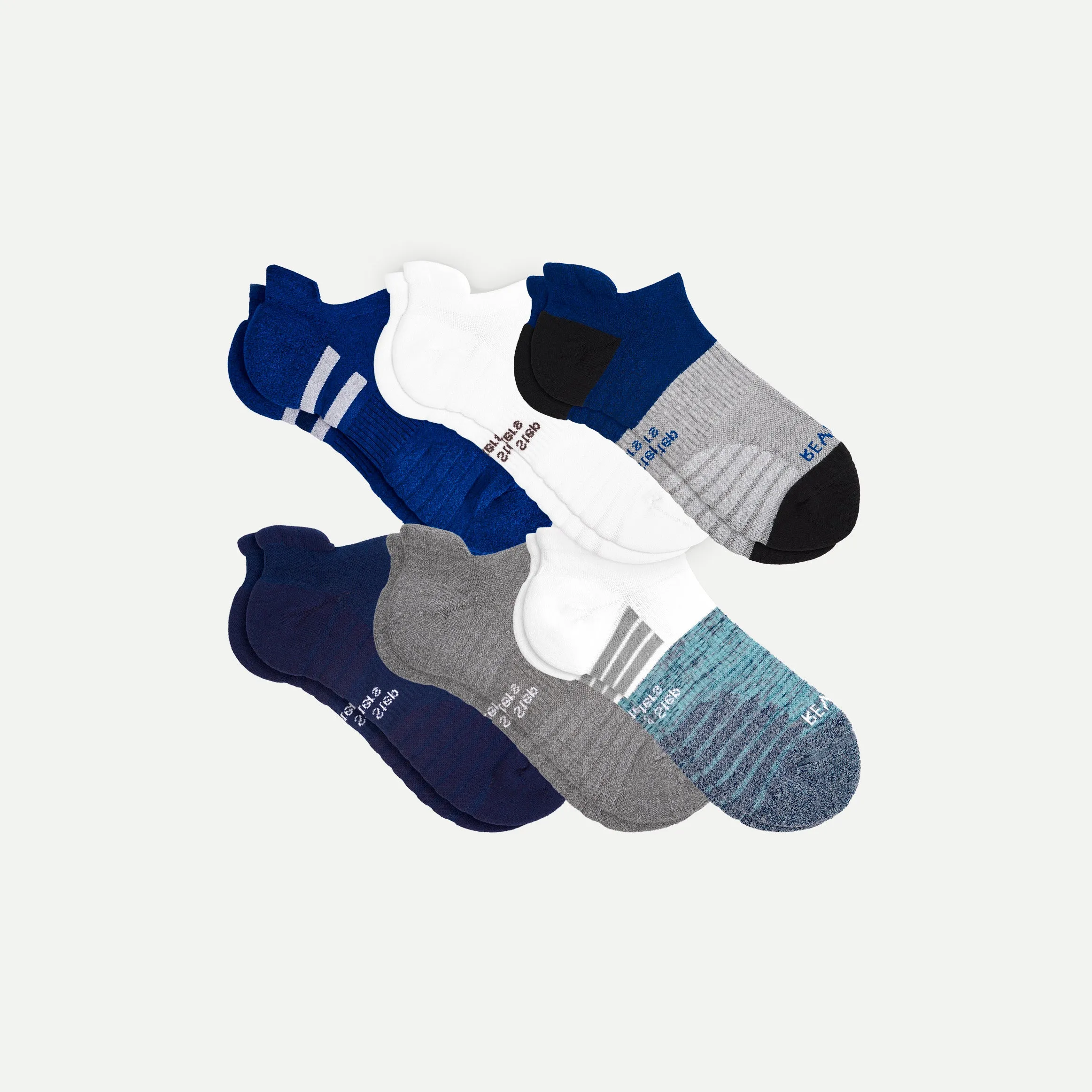 Men's Ankle Essentials: 6-Pack Mid-Weight Comfort Socks
