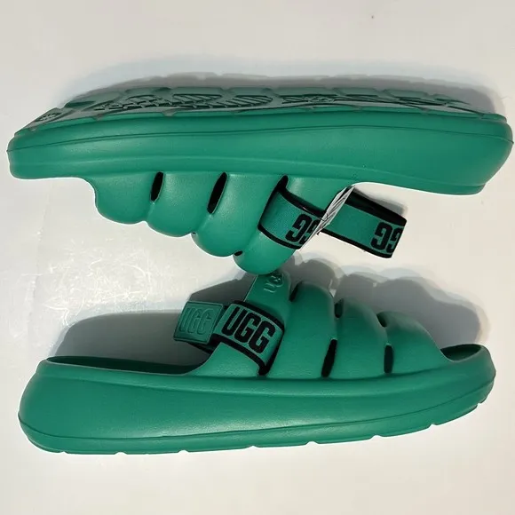 Men's UGG Sport Yeah Sandal Slide Green Size 12 US [1132150] EDGR