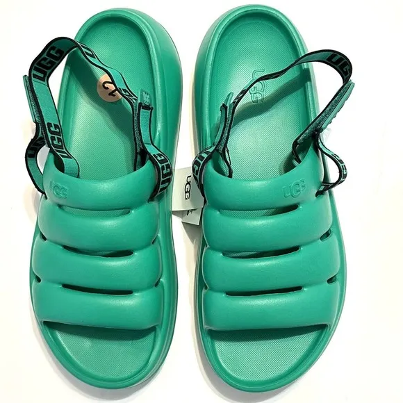 Men's UGG Sport Yeah Sandal Slide Green Size 12 US [1132150] EDGR