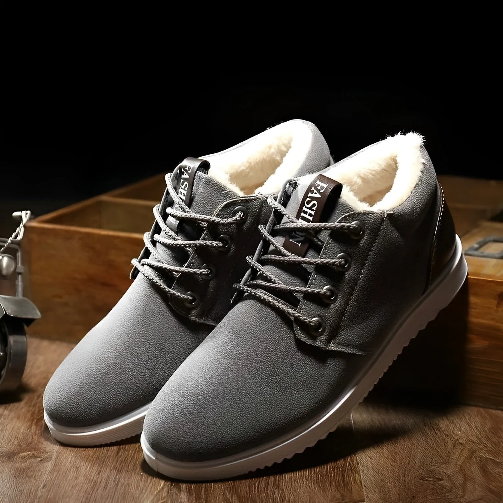 Michael Herren-Plüsch-Schuhe
