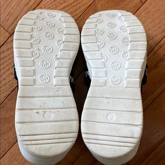 Michael Kors Kids Black Sneakers
