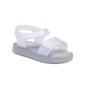MINI MELISSA Grey/blue Made In Brazil Jump Bb Jelly Sandals (Toddler)