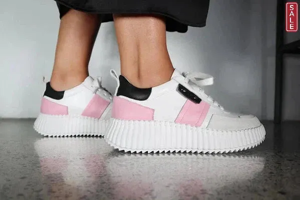 Minx Racer white pink black