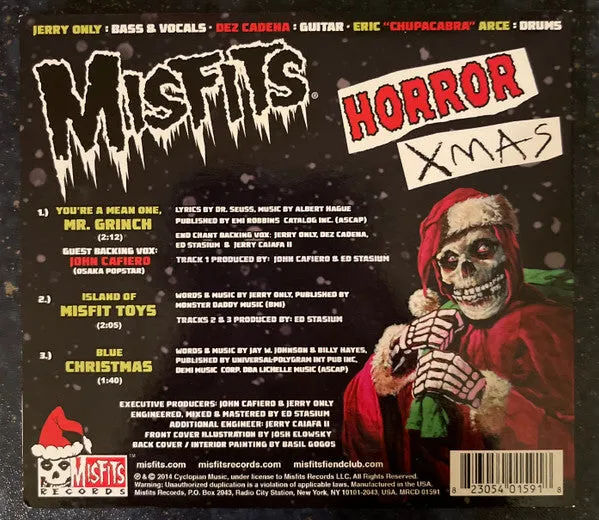 Misfits, The - Horror Xmas CD