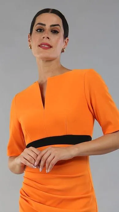 Nadia Sleeved Band Pencil Dress