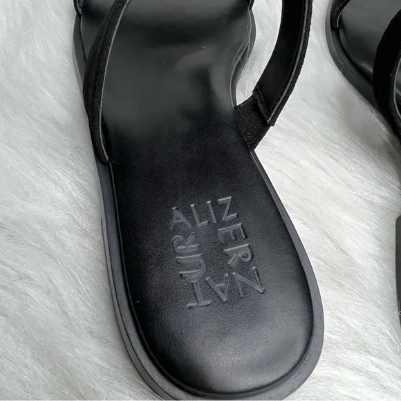 Naturalizer Farica Slide Sandals Embellished Black Size 8M