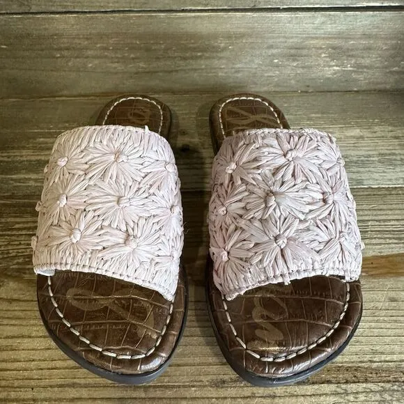 New $60 Childens Kids Sam Edelman Giovanna Slide Pink Sandals Size 11‎ C