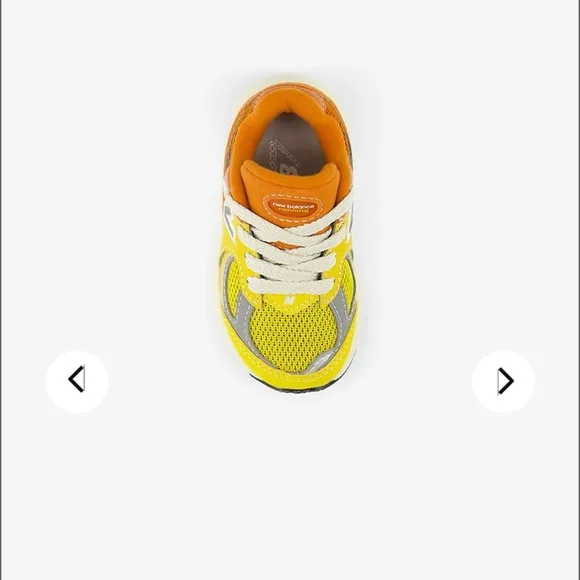 New Balance Kids Yellow Sneakers Brand new with box