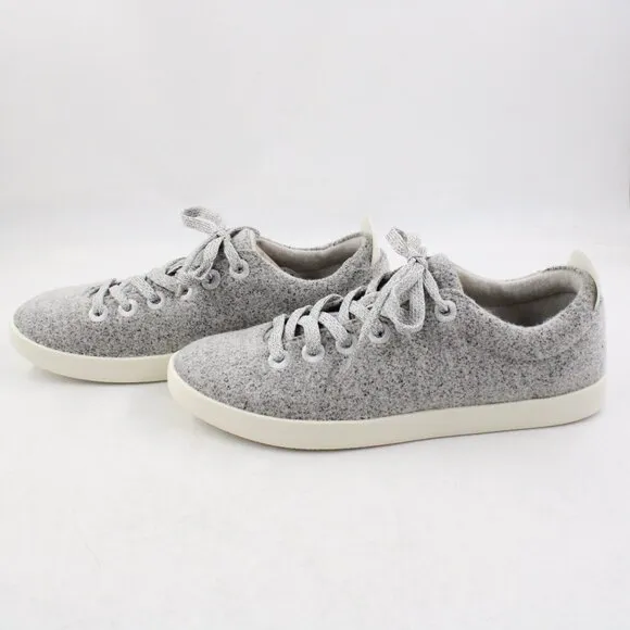 NIB Allbirds Women's Wool Piper Sneakers in Dapple Grey/White Soles US Size 10