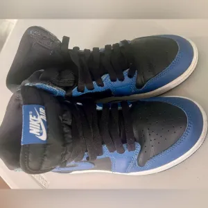 Nike Air Black and Blue Sneakers