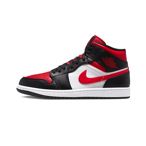 Nike Air Jordan 1 Mid 'Black Fire Red' TD
