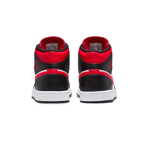 Nike Air Jordan 1 Mid 'Black Fire Red' TD