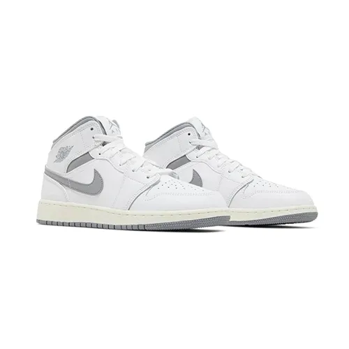 Nike Air Jordan 1 Mid 'Neutral Grey' GS