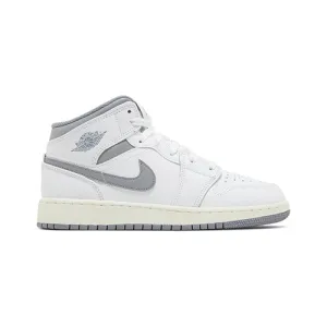 Nike Air Jordan 1 Mid 'Neutral Grey' GS