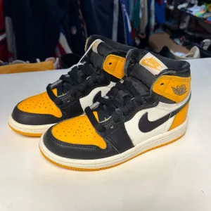 Nike Air Jordan High-Top Sneakers - Black and Orange