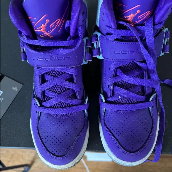 Nike Air Jordan Kids Purple Sneakers size 4