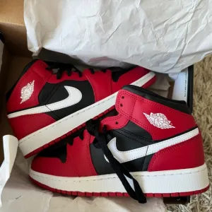 Nike Air Jordan Red and Black Sneakers