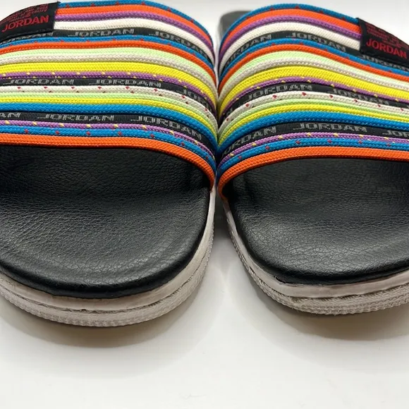 Nike Jordan Modero 2‎ Slide Sandal Multi-Color Womens Size 12 Mens Size 10
