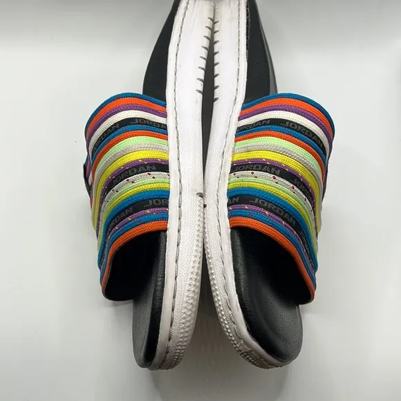Nike Jordan Modero 2‎ Slide Sandal Multi-Color Womens Size 12 Mens Size 10