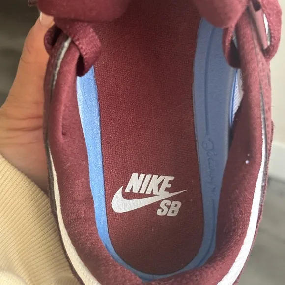 Nike Kids' Maroon and White Sneakers