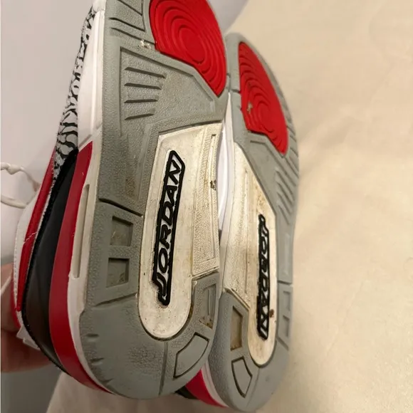 Nike Kids' Red and White Sneakers