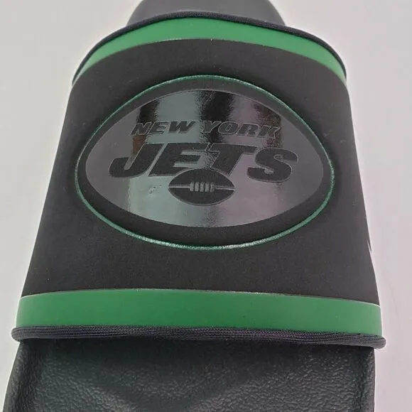 Nike Offcourt NFL New York Jets Mens Size 11 Black Slide Sandals DD0528-001