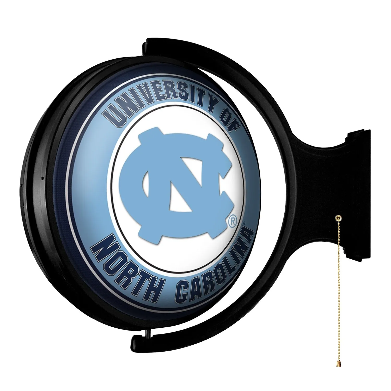 North Carolina Tar Heels: Original Round Rotating Lighted Wall Sign