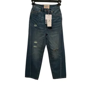 NWT Sandrine Rose Free People distressed Jeans size 24 Button Fly High Rise