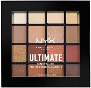 NYX PROFESSIONAL MAKEUP Ultimate Shadow Palette, Eyeshadow Palette, Warm Neutrals