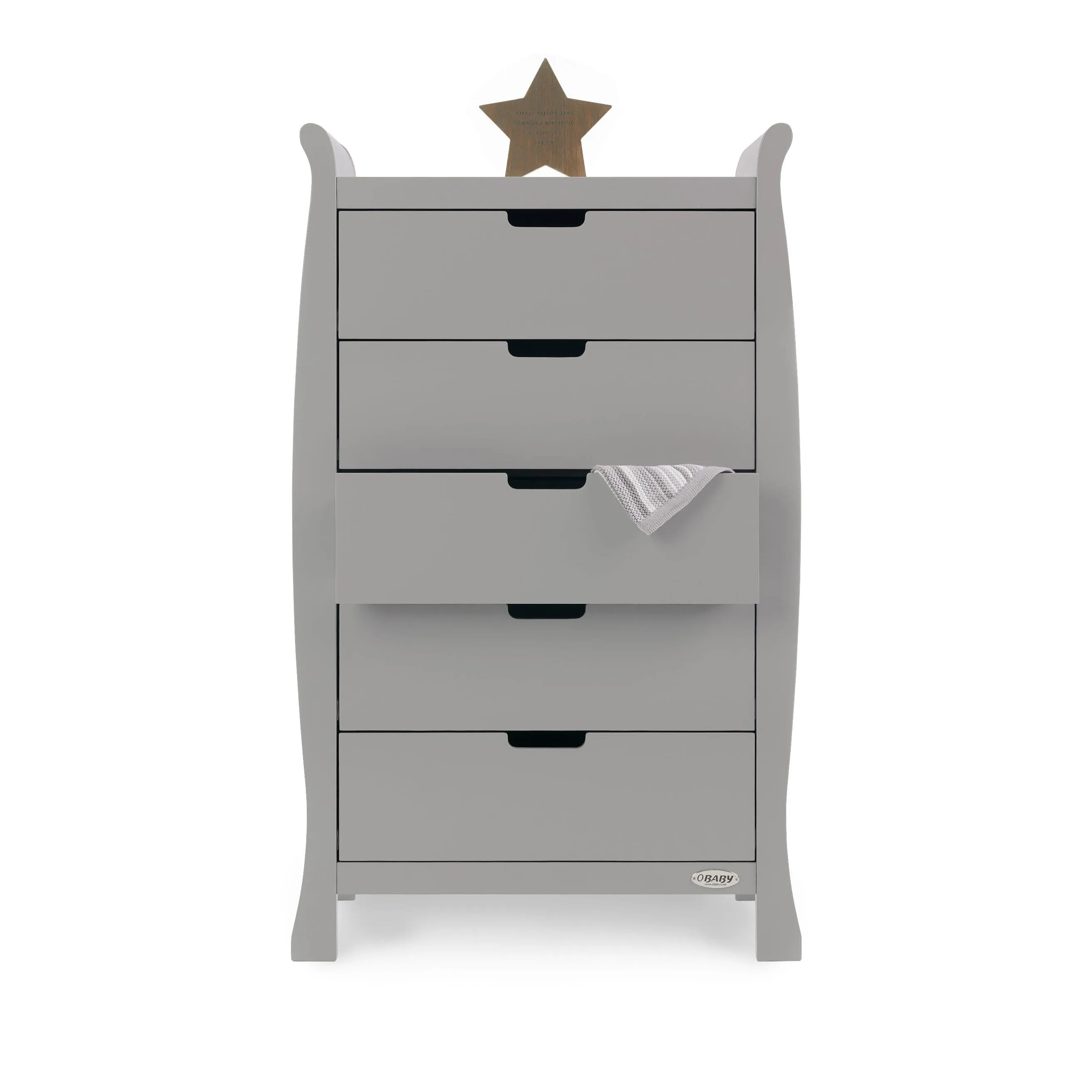 Obaby Stamford Classic 5 Piece Room Set Warm Grey