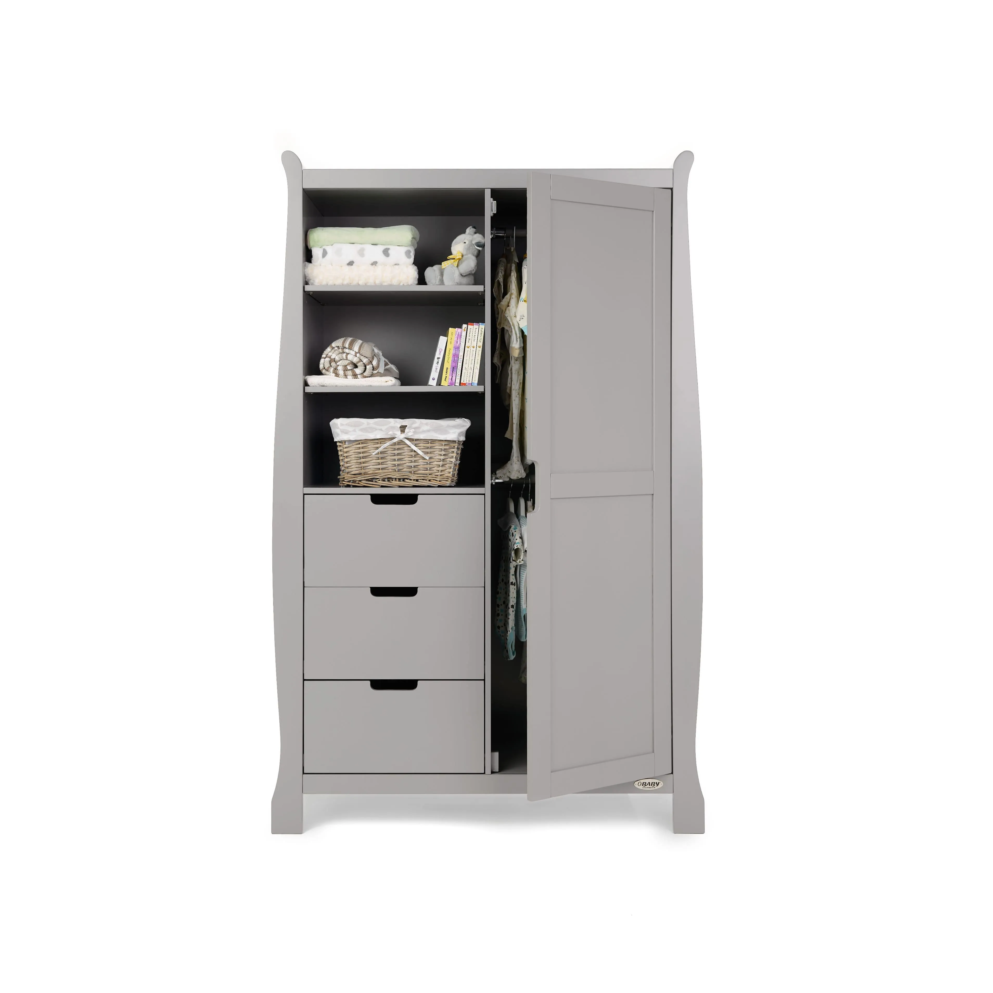 Obaby Stamford Classic 5 Piece Room Set Warm Grey