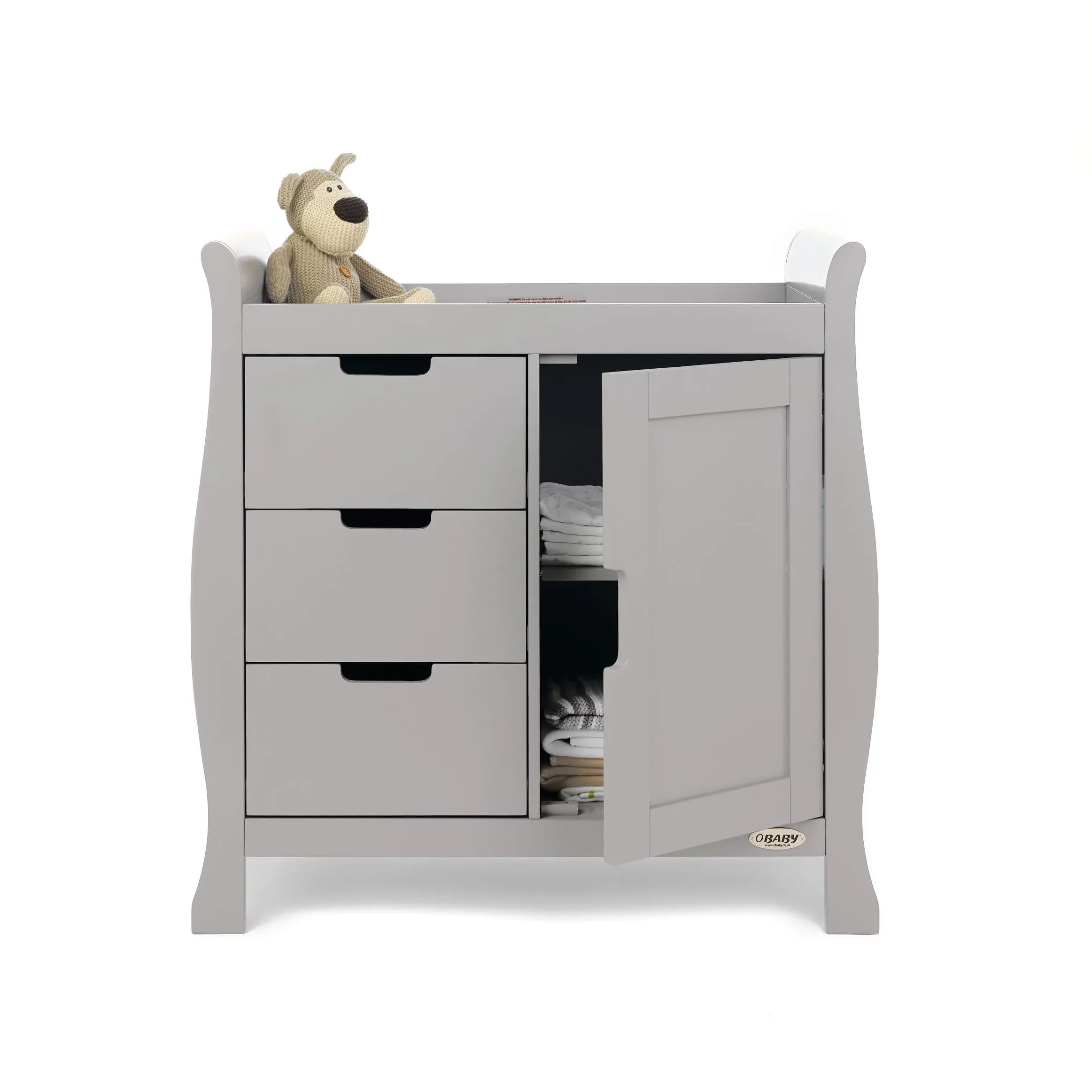 Obaby Stamford Classic 5 Piece Room Set Warm Grey