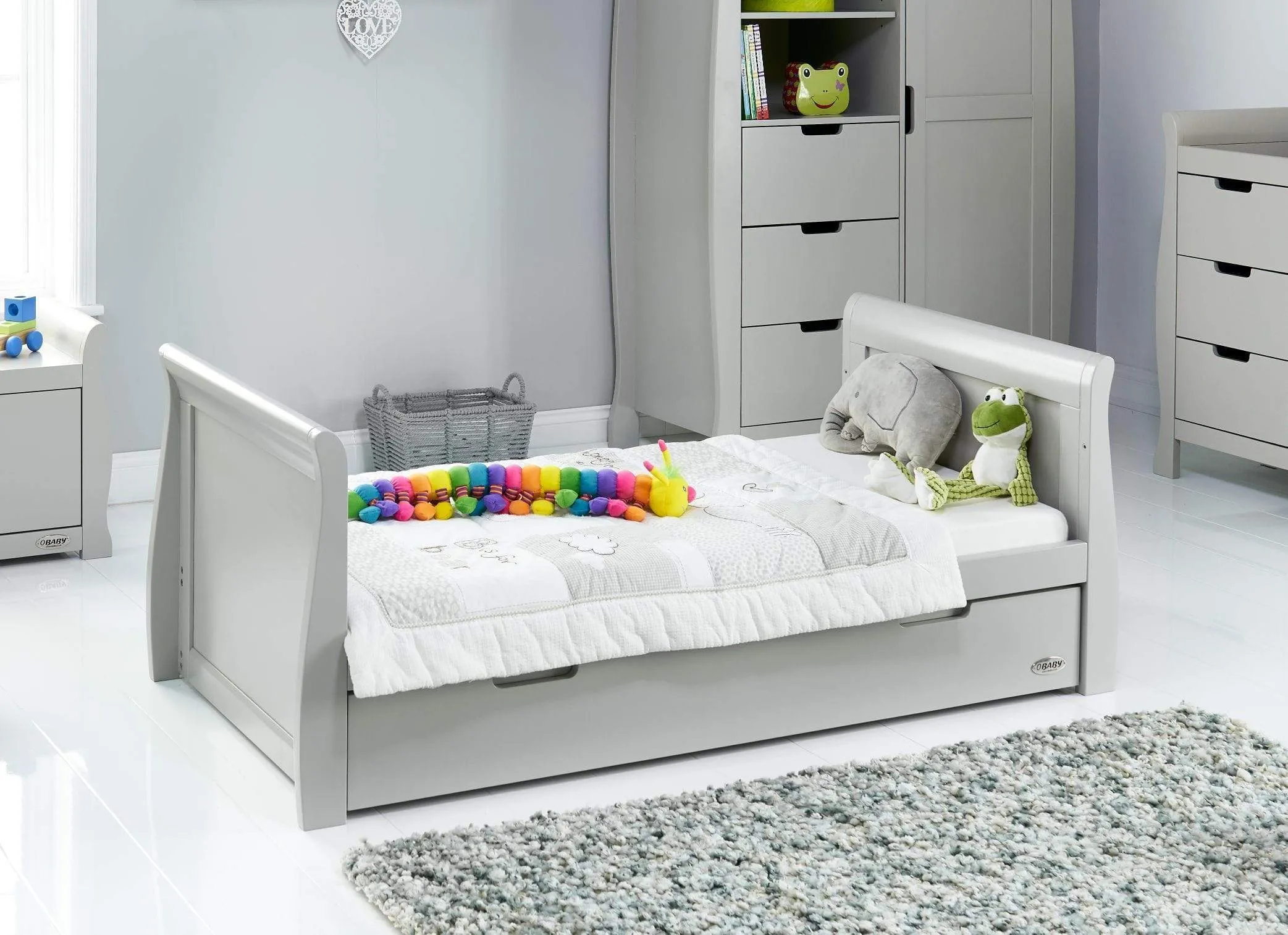 Obaby Stamford Classic 5 Piece Room Set Warm Grey