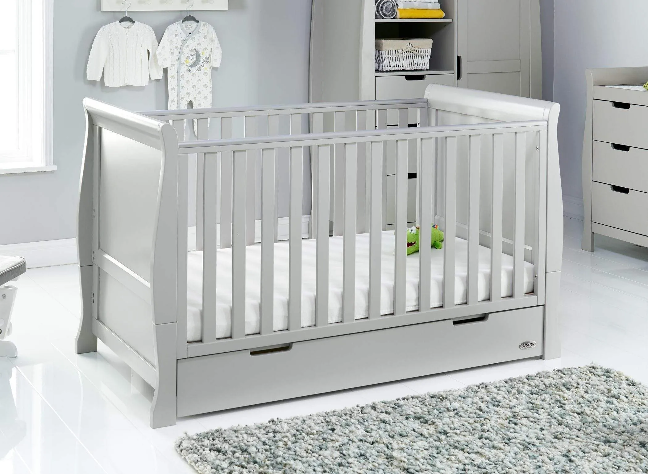Obaby Stamford Classic 5 Piece Room Set Warm Grey
