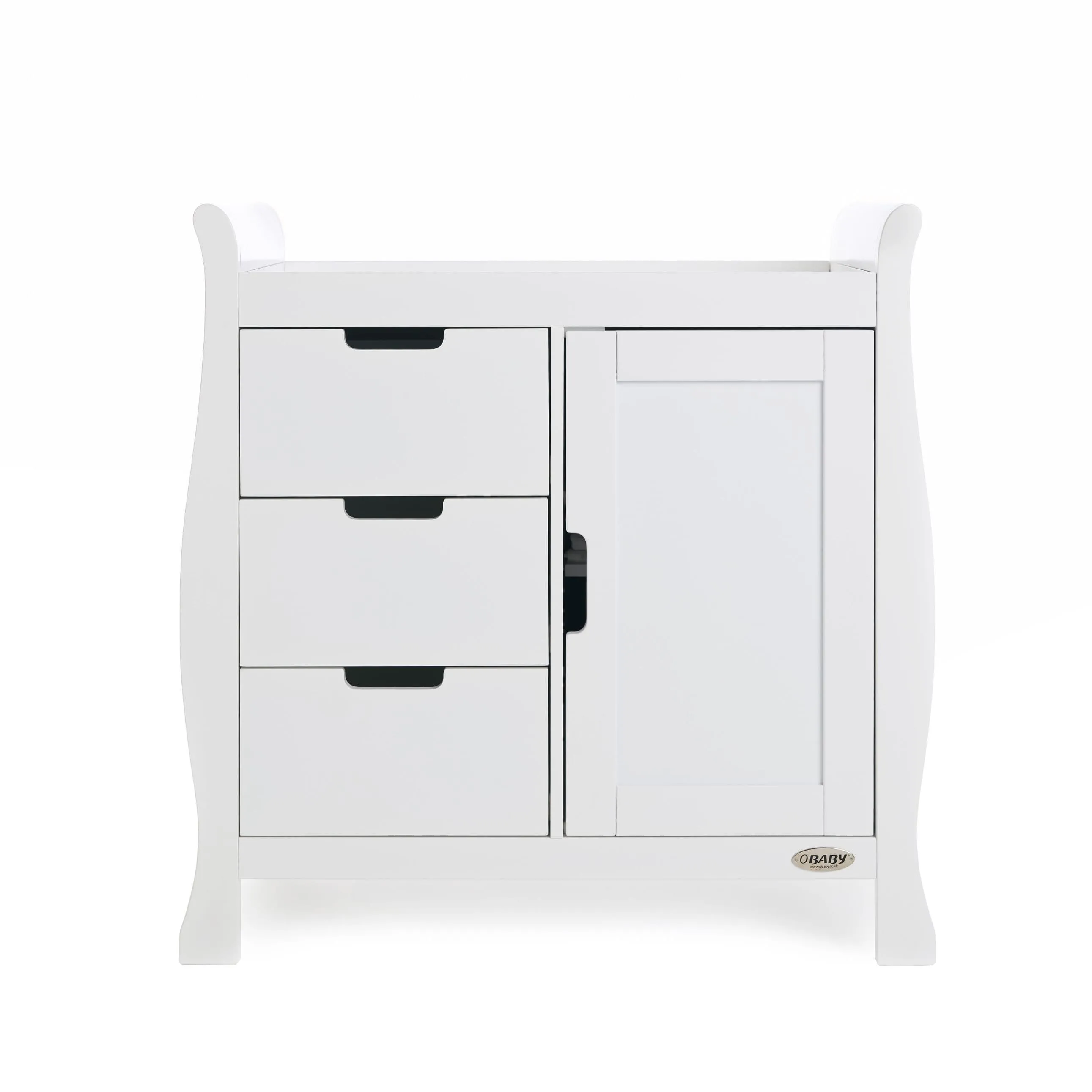 Obaby Stamford Luxe 3 Piece Room Set White