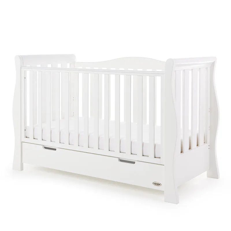Obaby Stamford Luxe 5 Piece Room Set including Deluxe Glider Chair - White