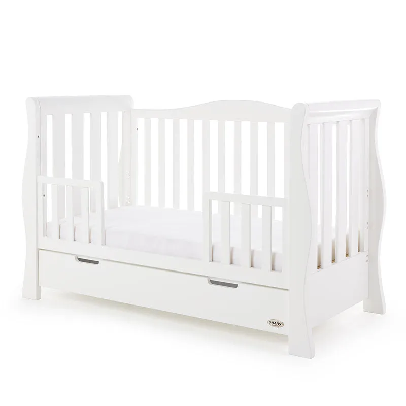 Obaby Stamford Luxe 5 Piece Room Set including Deluxe Glider Chair - White