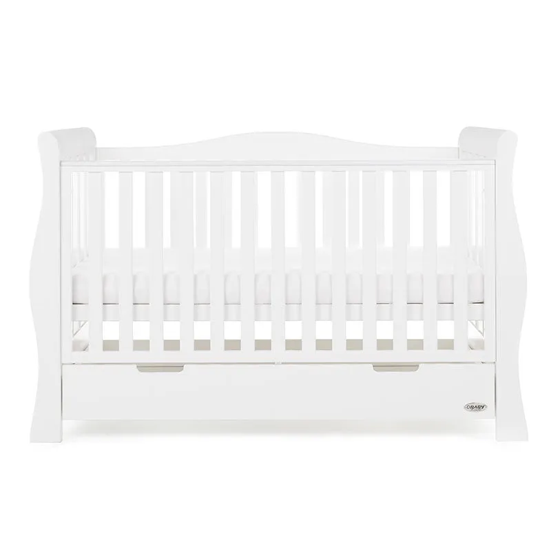 Obaby Stamford Luxe 5 Piece Room Set including Deluxe Glider Chair - White